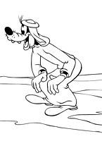 kolorowanki Goofy do wydruku malowanka Disney numer 69